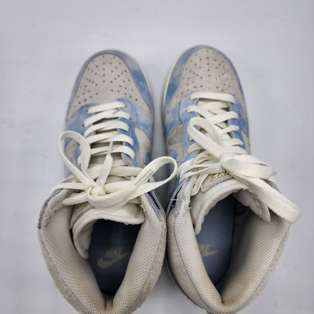 Nike Dunk High SE Clouds Celestine Blue White Suede High Top Sneakers Womens 7.5 - Picture 4 of 16